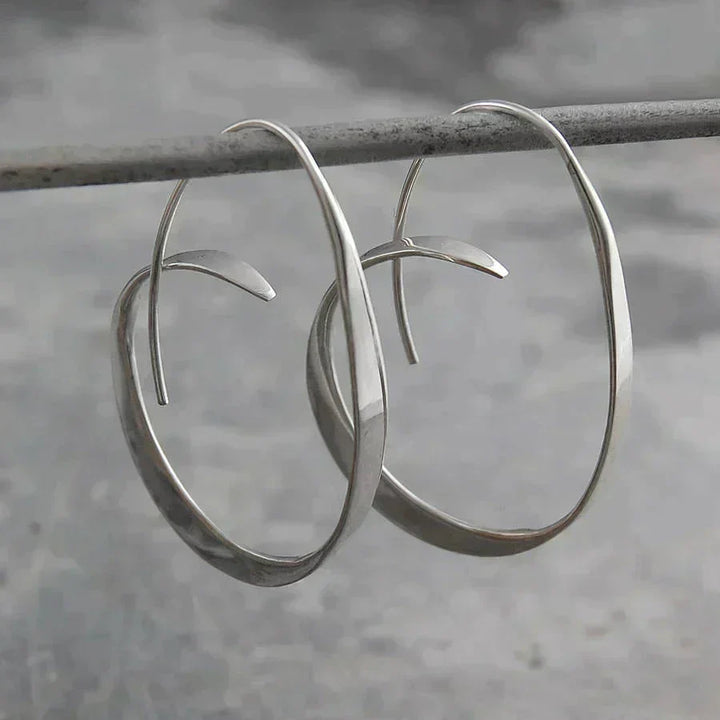 Boucles d'oreilles spiralées
