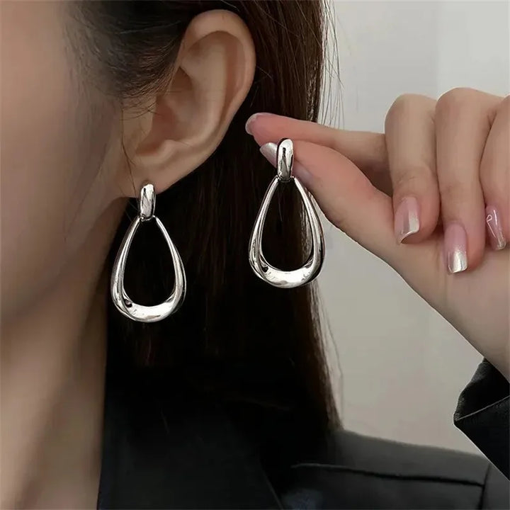 Boucles d'oreilles créoles en argent