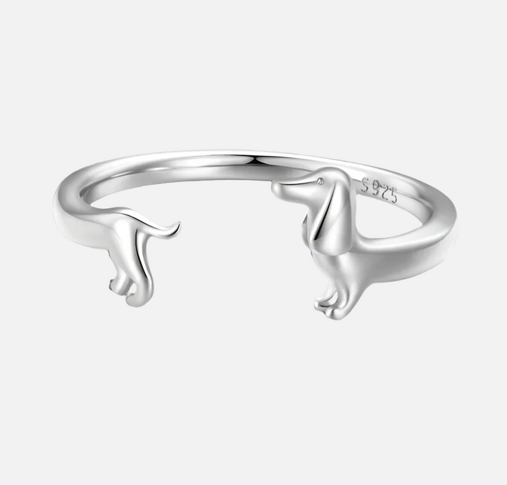 Bague Enveloppante Teckel - Pour L'Amour De Votre Chiot