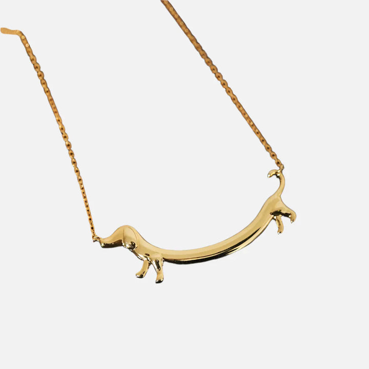 Collier Teckel Doré