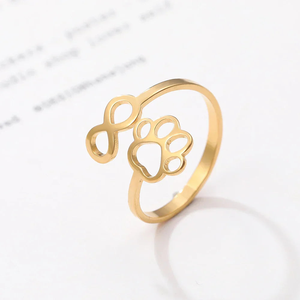 Bague Infini Ajustable – Acier Inoxydable