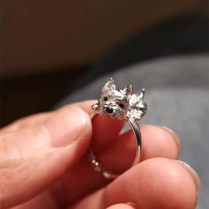Bague pour Chien Ajustable de Style Rétro
