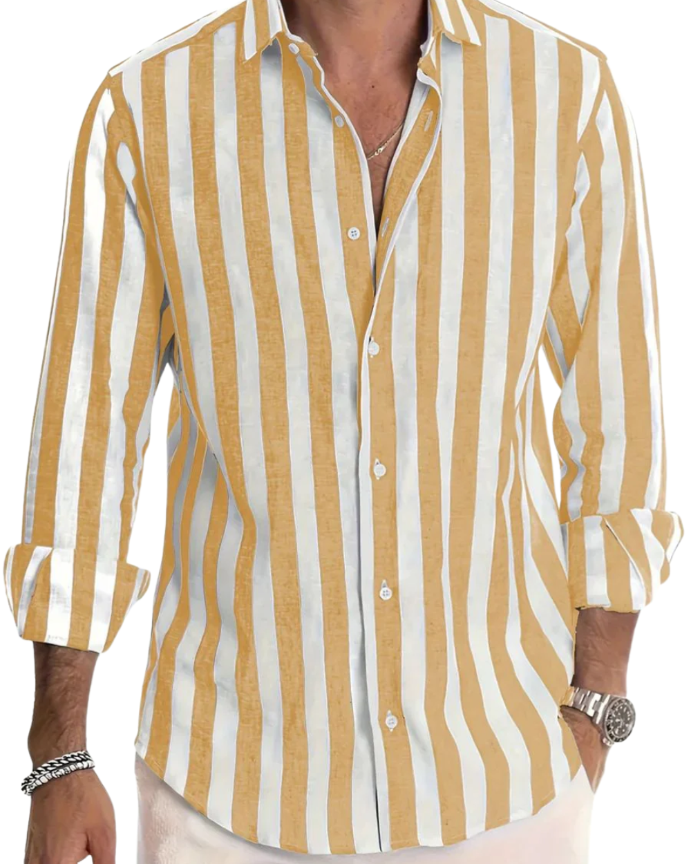Chemise d'été rayée