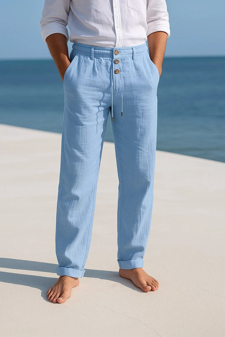 MATTEO | PANTALON D'ÉTÉ EN LIN LÉGER