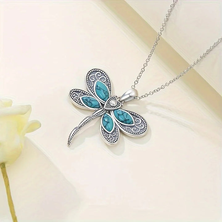Collier Pendentif Argent Libellule