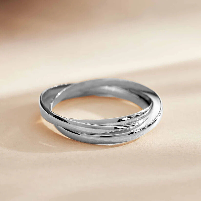 Bague Trielle Léna | Or Blanc