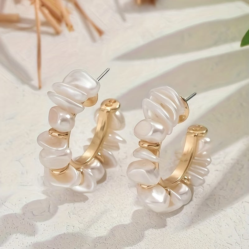 Boucles d'oreilles en perles chunky