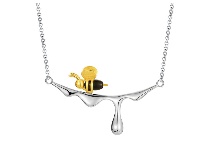 Collier en Miel Coulant et Abeille