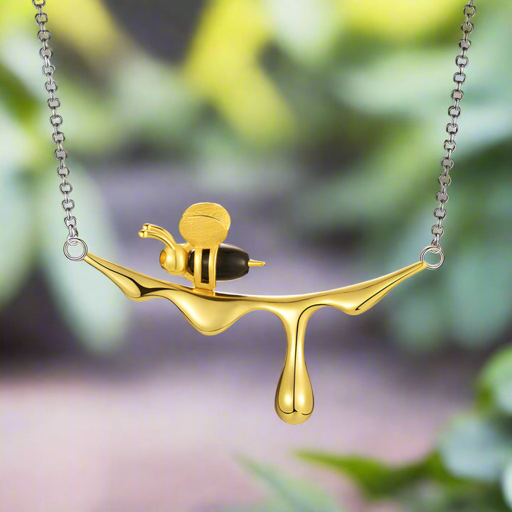 Collier en Miel Coule & Abeille