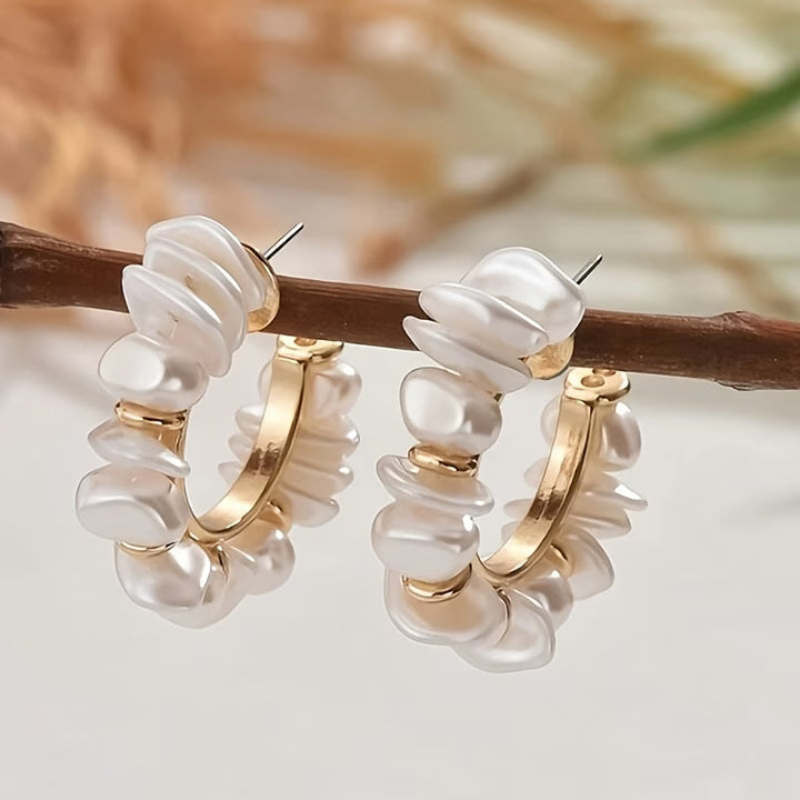 Boucles d'oreilles en perles chunky