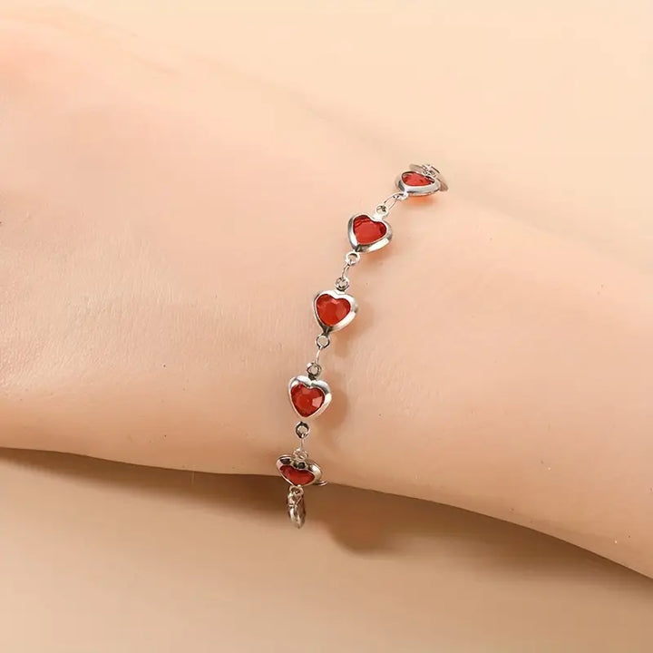 Bracelet Ophelyra Garnetelle | Or Blanc