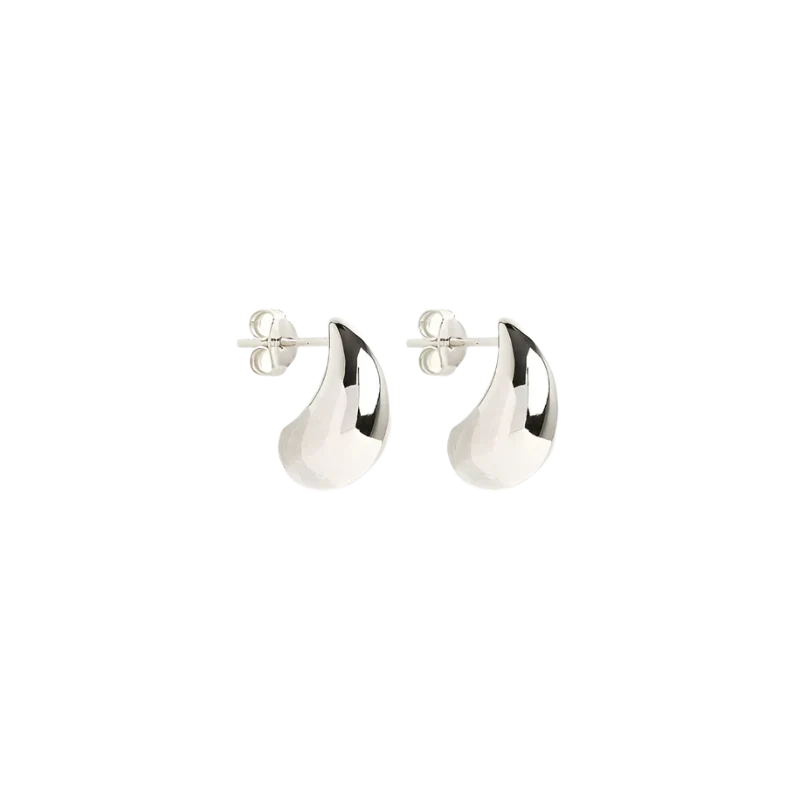 Boucles d'oreilles Mato | Or blanc