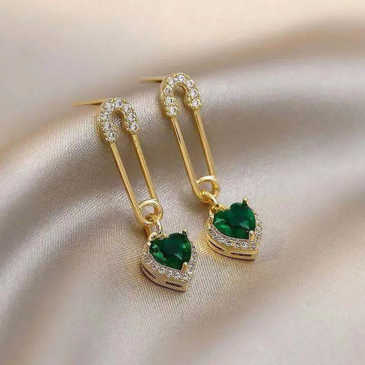 Boucles d'oreilles Dangle Amarisse Viridelle | Or