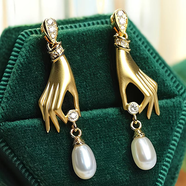 Boucles d'oreilles en perles Graceful Hand