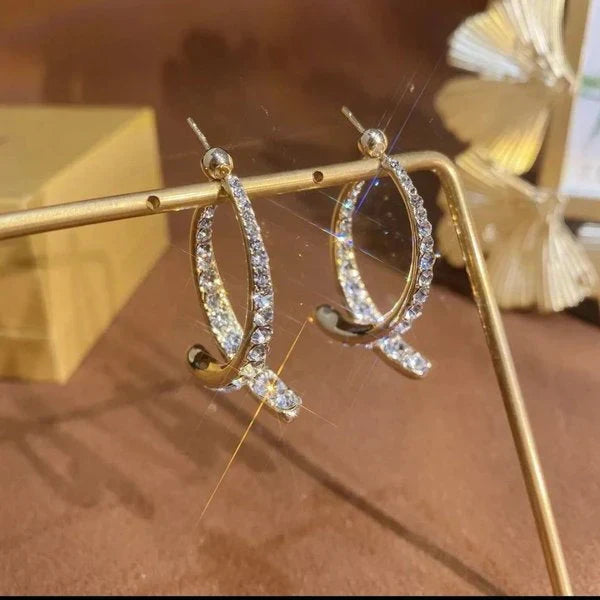 Boucles d'oreilles Gratiana Serapha | Or blanc 18k