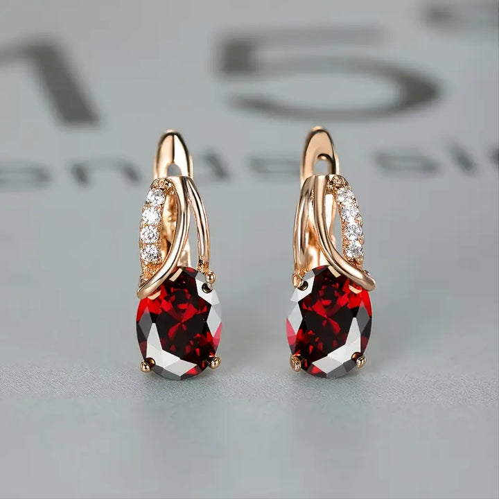 Boucles d'oreilles Veressa Ruberine | Or
