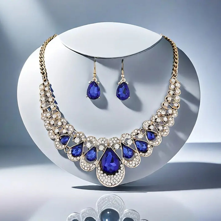 Ensemble de Bijoux Maevina Zafiros | Or