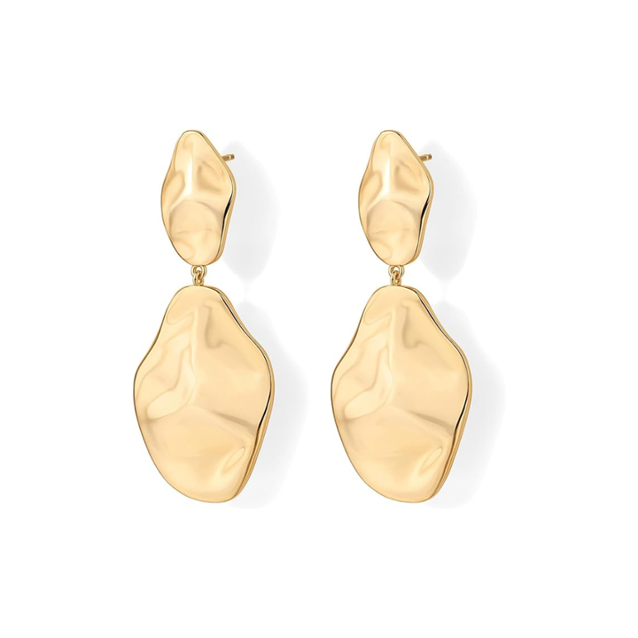 Boucles d'oreilles Vague de Ripple | Or