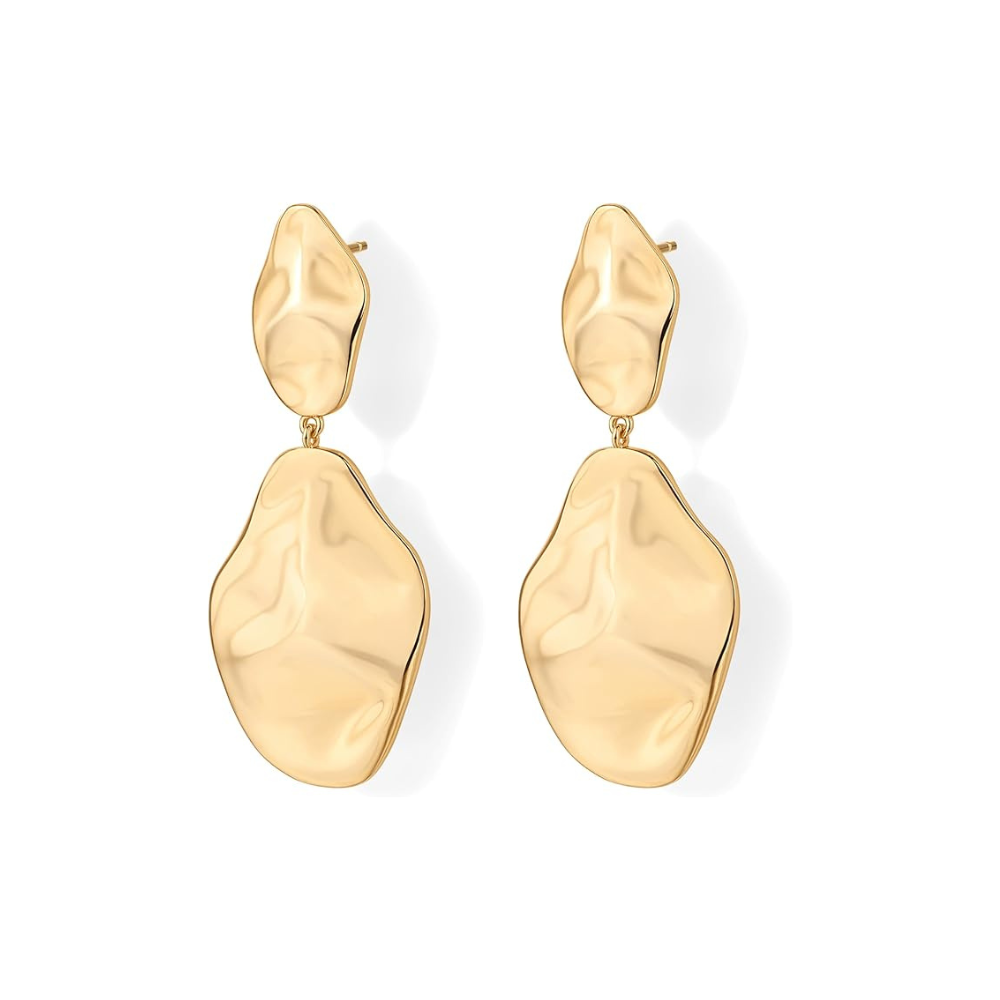 Boucles d'oreilles Vague Ripple | Or