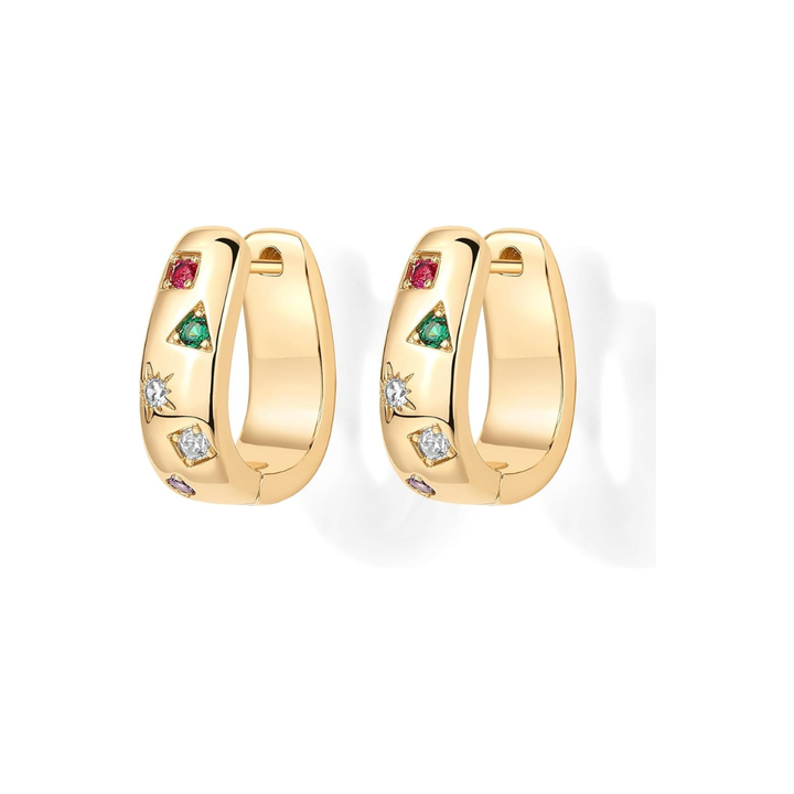Boucles d'oreilles Colorwave | Or