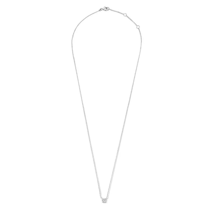 Collier Cléa en Pierre | Or Blanc