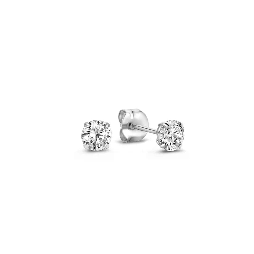 Boucles d'oreilles en pierre Larmes de Lune | Or