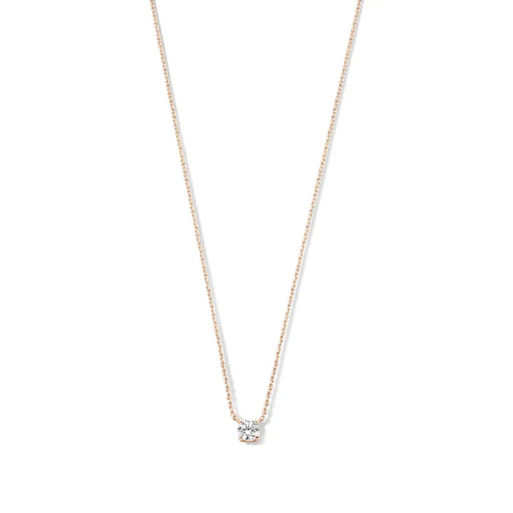 Collier Cléa en Pierre | Or Blanc