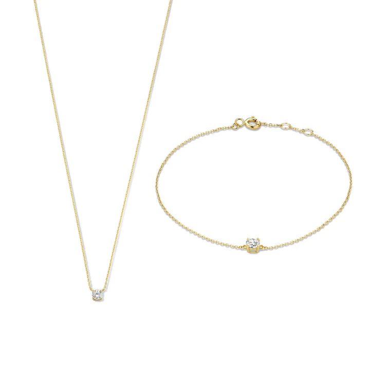 Ensemble de Pierre Zirconia Cléa | Or