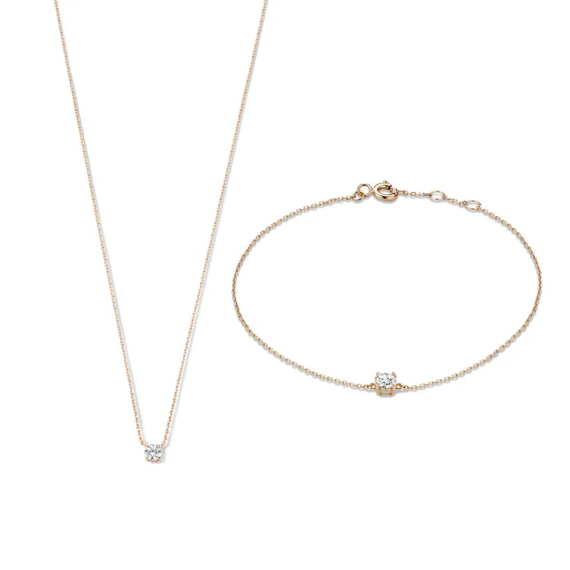 Ensemble de Pierres Zirconium Cléa | Or