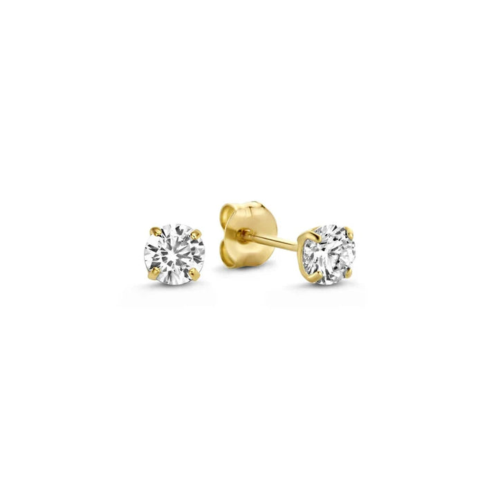 Ensemble de Boucles d'Oreilles en Pierre Dara Brillane | Or