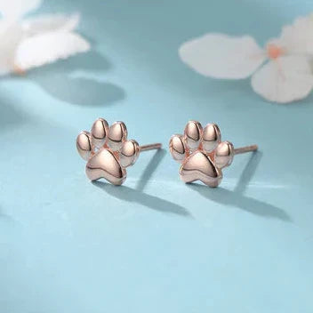 Petits Boucles d'Oreilles en Forme de Patte
