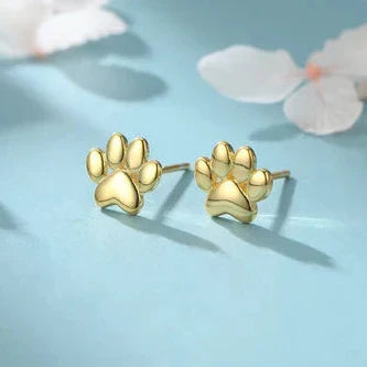 Petits Boucles d'Oreilles en Forme de Patte