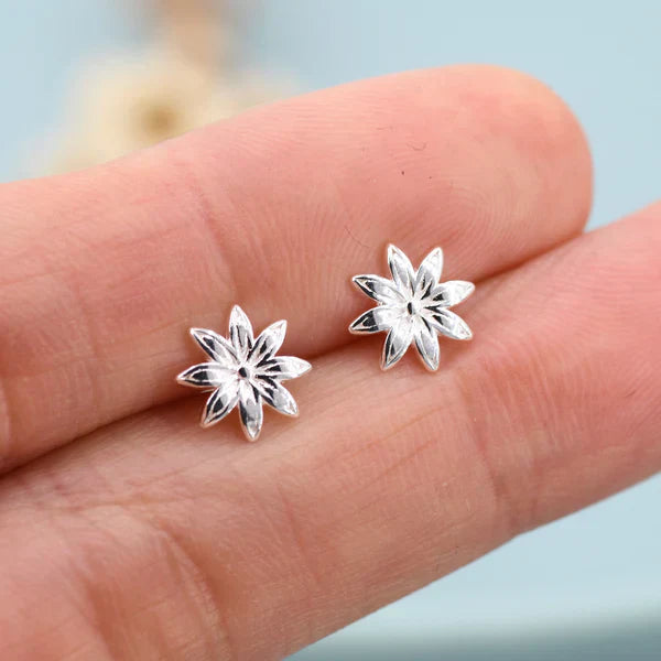 Boucles d'oreilles en étoile de badiane