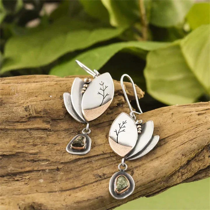 Boucles d'oreilles en argent vintage