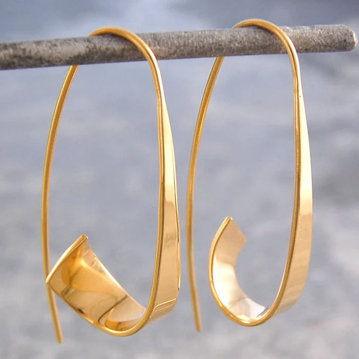 Boucles d'oreilles spirales vintage