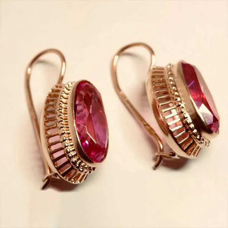 Bague en Pierre Noire Vintage | Or