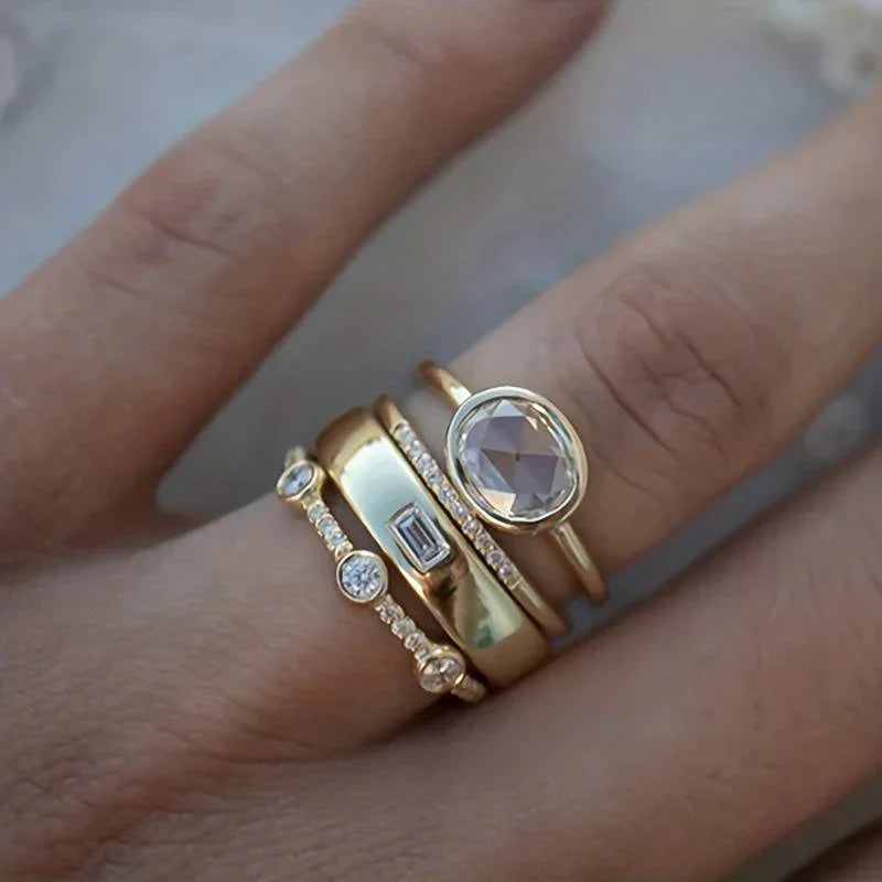 Bague Vintage en Or et Zirconium | Or