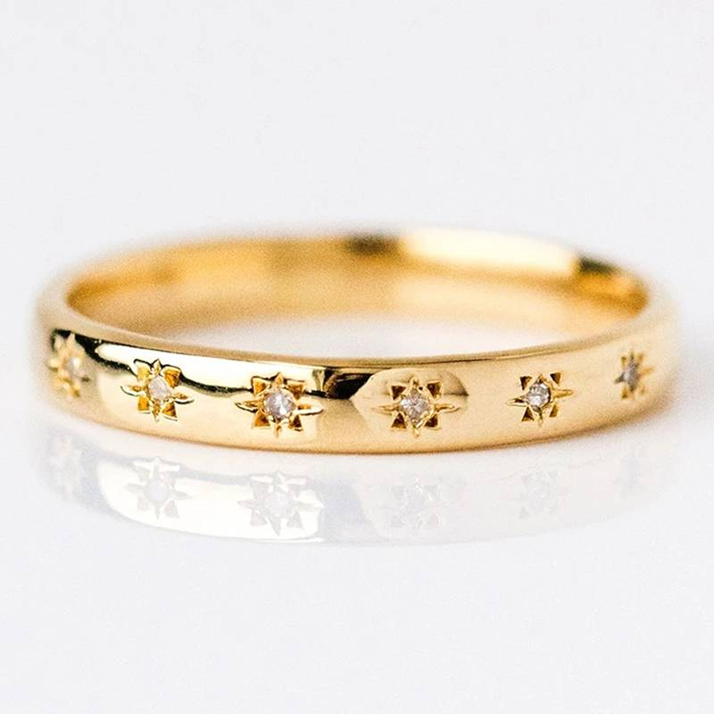 Bague Vintage en Or et Zirconia