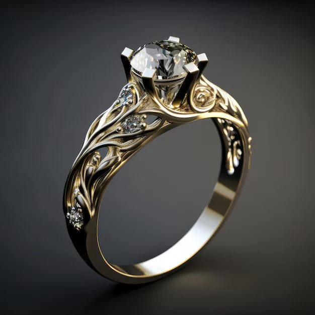 Bague Exquise en Zirconia Exotique | Or