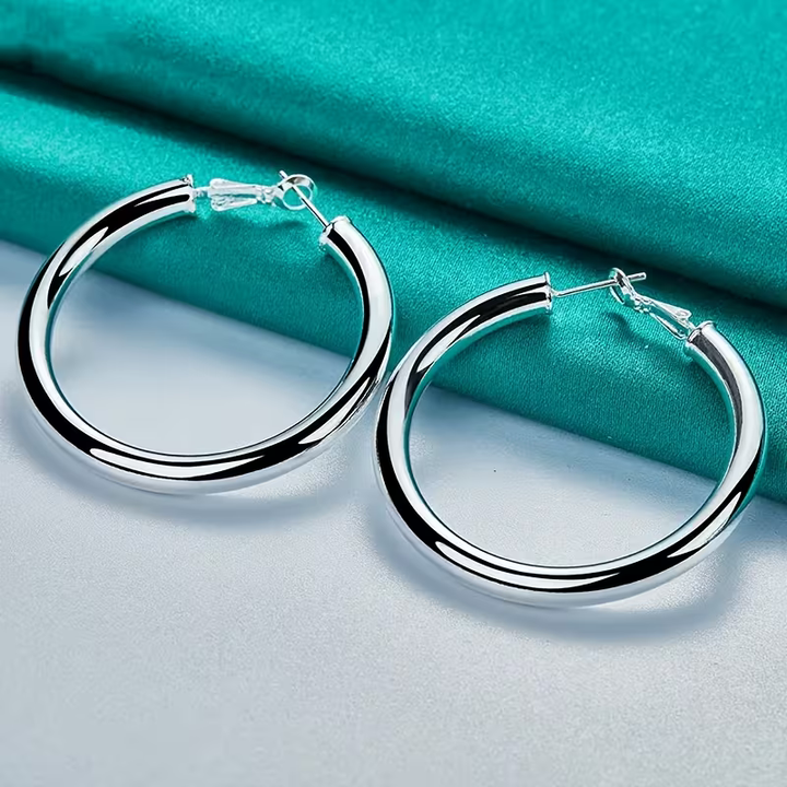 Boucles d'oreilles Argent Lumineux