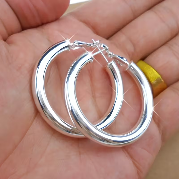 Boucles d'oreilles Argent Lumineux