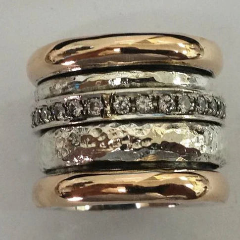 Bague Épaissie en Or Superposé Intemporelle | Or