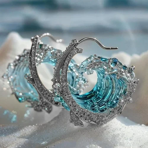 Boucles d'oreilles du Serment de l'Océan