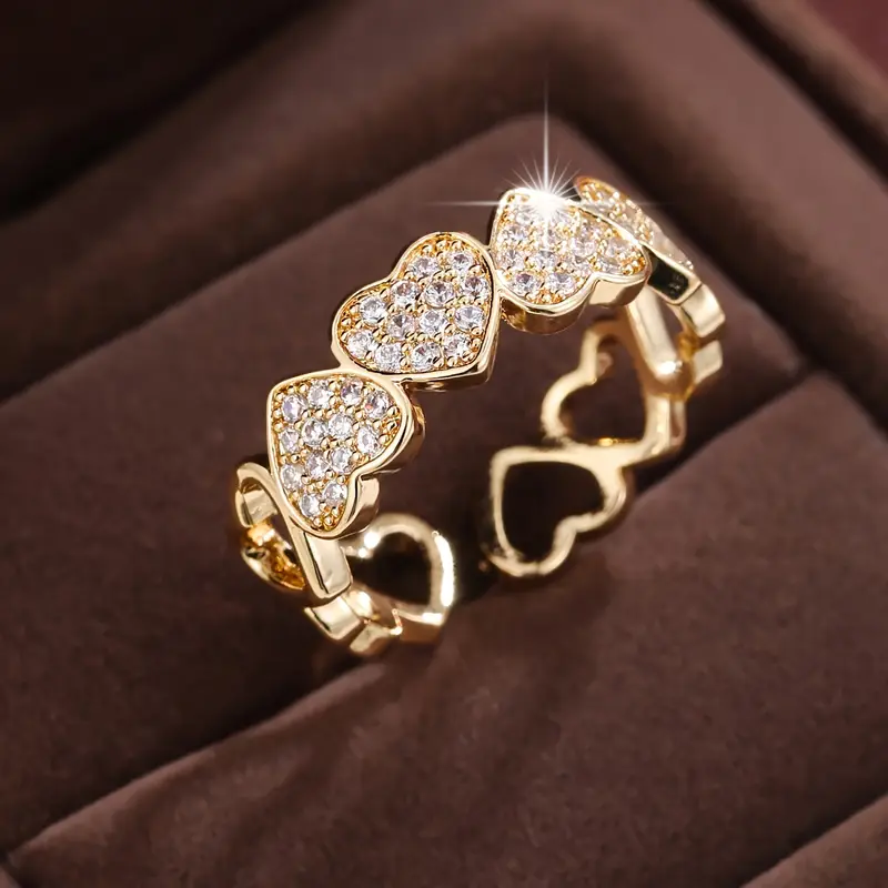 Bague en Or Amour Éclatant
