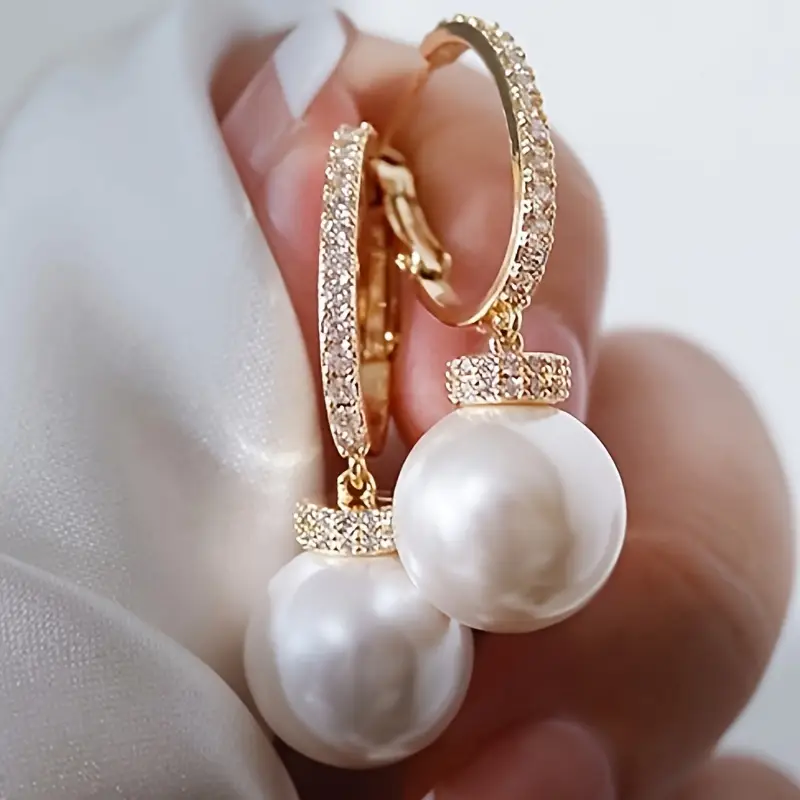 Boucles d'oreilles Pearl Bright