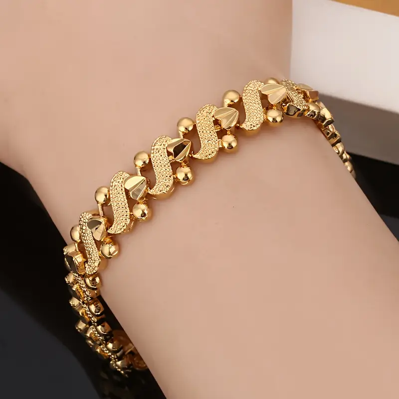 Bracelet en Or Éclatant