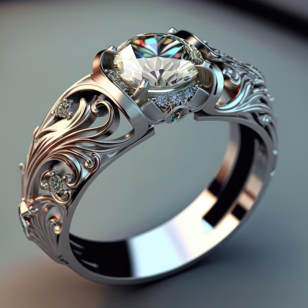 Bague en Argent Cristal Exotique