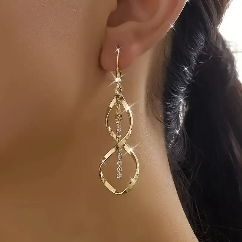 Boucles d'oreilles en spirale Sunbeam | Or