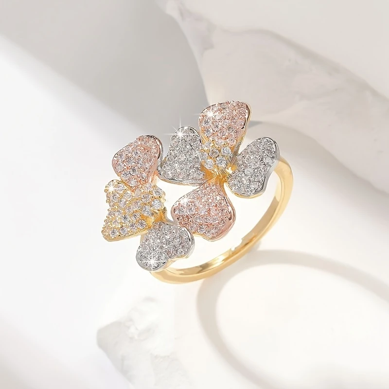 Bague en Or Éclatante Daisy