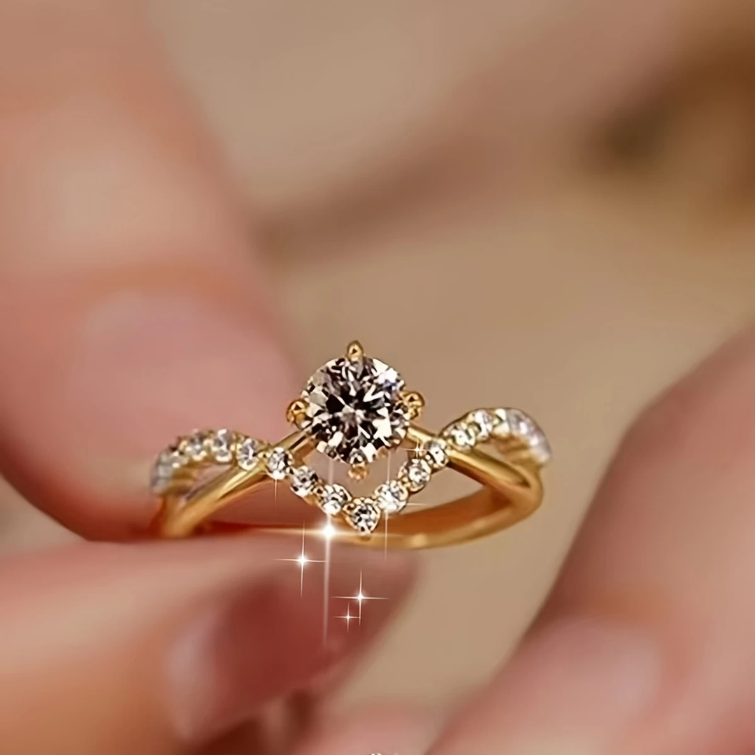 Bague en Or Jaune Éclatante